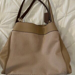 Coach Lexy Woven Jacquard Shoulder Bag